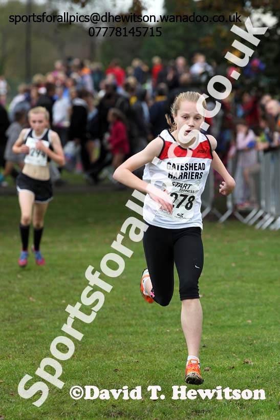 Under-15 girls Northern Cross Country Relays. Photo: David T. Hewitson/Sports for All Pics